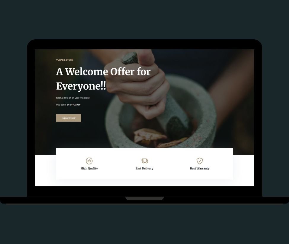 Vubasil Store Page Image