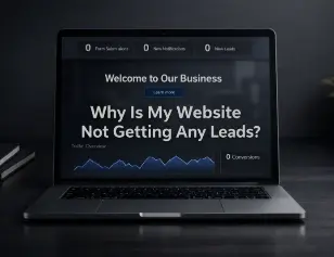why is my website not getting any leads despite regular traffic