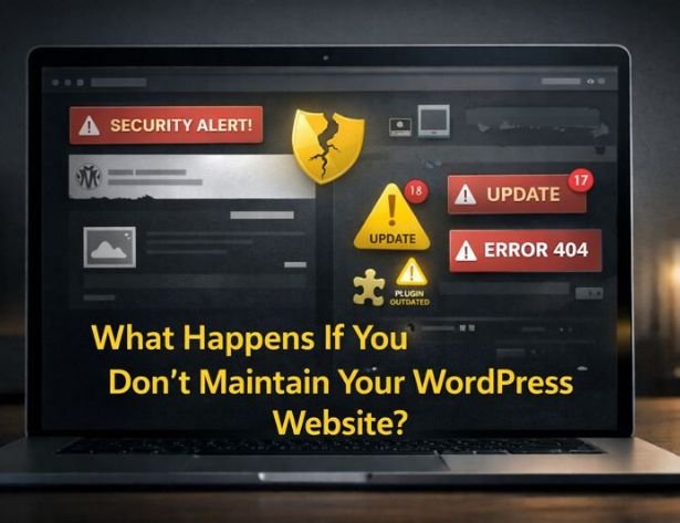 what happens if you don't maintain your wordpress website