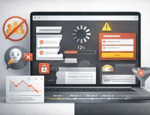 website mistakes that stop small businesses from getting leads illustrated example