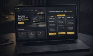 website design costs in India comparison showing different pricing levels and website quality