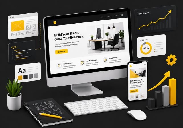 Website design agency Delhi NCR creating professional websites for startups and small businesses