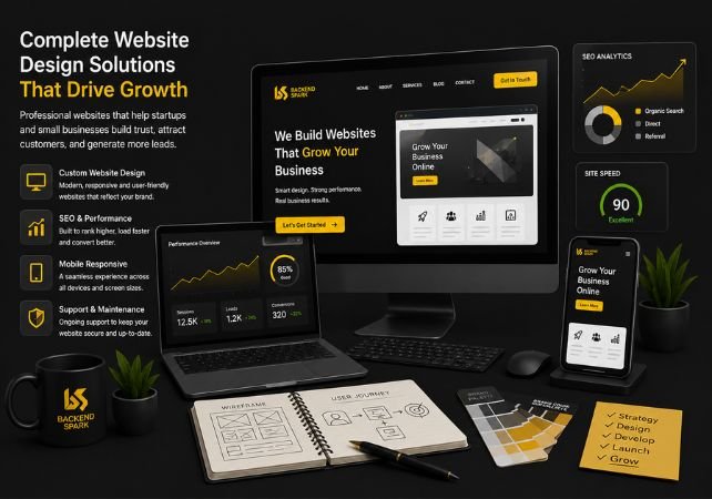 Website design services in Delhi NCR helping startups and small businesses with professional websites, branding, SEO, and business growth